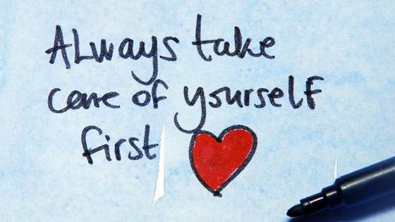 Self care is important. Don't let the panic make you forget that.