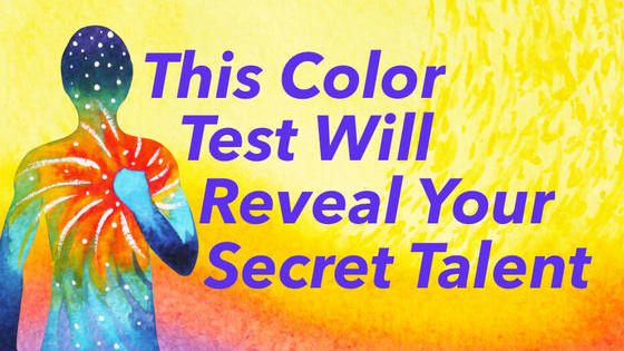 Colors are very powerful. They can change our perceptions, they can lighten our moods and they can even unlock secrets! Like your secret talent!