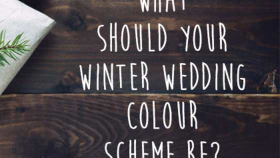 Winter is the new summer when it comes to getting married, but picking a colour scheme is a tough decision. So what which is the one for you? Is a traditional model perfect for your big day? Or are you more suited to a modern affair? Take the quiz to find out. 