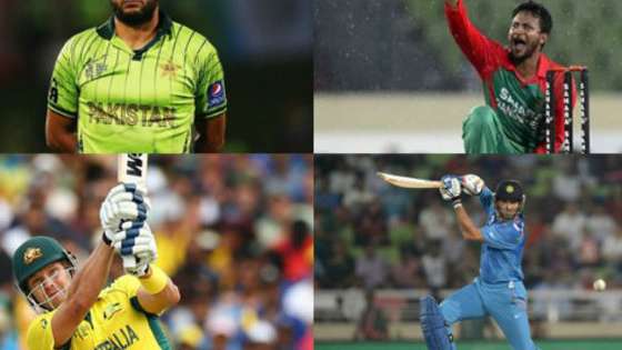 Shane Watson, Yuvraj Singh, Shakib Al Hasan, Shahid Afridi all have been the key all-rounders for their teams.