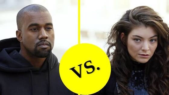 Kanye West and Lorde were seen hanging out during Paris Fashion Week, and they each gave the photographers their million dollar...scowls. Who wore it better?
