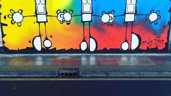 Along with two other Auctions from street duo The Police, who can be found on Facebook at The Police Official, and Portsmouth Yoga, located down Albert Road, these are the artists who have banded together to support the Play Dead Art Studio in Southsea.