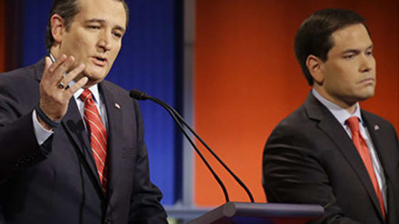 Aside from casting barbs at absent rival Donald Trump, the leading contender for the GOP presidential nomination, did any of Thursday night's debaters break away from the pack?