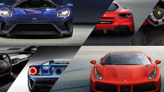 Ford vs. Ferrari, GT or 488 GTB, which ultra-exotic supercar do YOU prefer?