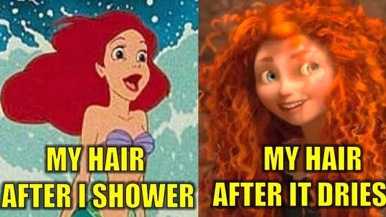This hair is a blessing and a curse. 