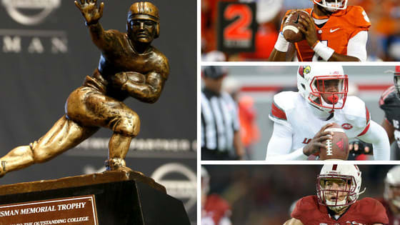 Make your own rankings of the top candidates for the Heisman with this list.