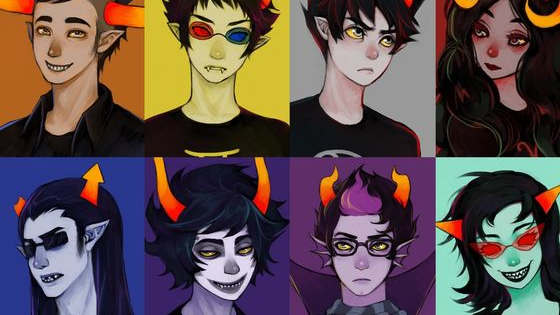 take this test to find which homestuck troll you are
Unfortunatly this site won't allow me do do all twelve trolls, sorry 
the only ones you can get are in the start picture