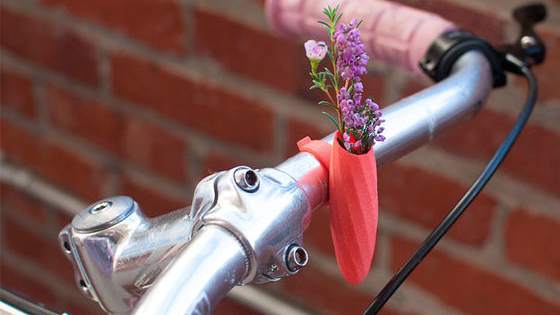 They are 3D printed and fit perfectly to just about any type of bike.