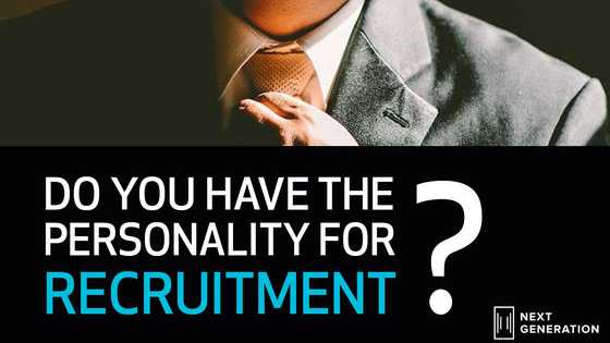 Recruitment is fast-paced, exciting with the chance of incredible results – it’s also very challenging. 
Take our test to see whether you have the right personality!