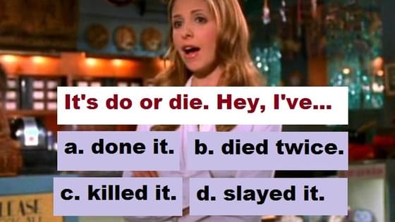 Only a true Buffy fan can get them all.