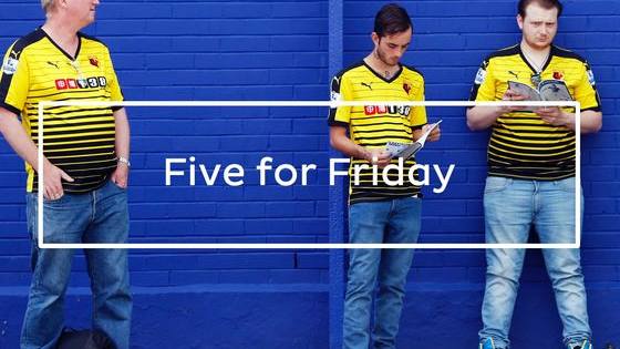 It's the regular Onefootball Five for Friday in which we run down some of the most interesting, funniest, weirdest things from the week as well as looking forward to the upcoming weekend.