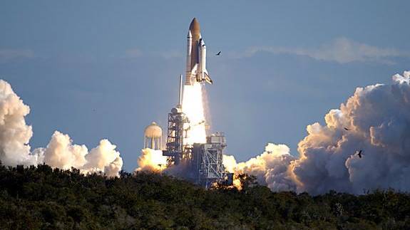 On February 1, 2003, the Columbia Space Shuttle disintegrated upon re-entry into the Earth's atmosphere, killing all seven members of its crew. Read more about this tragedy here.