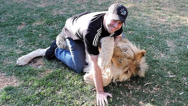 Illinois resident Ted Papastefan, an avid animal enthusiast who has had several encounters with lions in the past, finally got to play with one in South Africa. According to Ted, the "light mauling" was worth it, but what do you think?