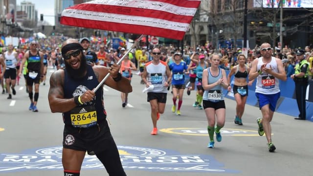 Veteran Marine Jose Sanchez lost his leg in 2011 in Afghanistan, but now he's finally back on his feet and running marathons to inspire amputees everywhere. Find out more here.