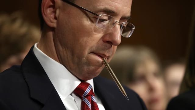 The White House reported that Deputy Attorney General Rod Rosenstein had been the one to make the recommendation that Comey be fired; Rosenstein wasn't pleased and even thought about resigning over the issue. What is going on in the White House?