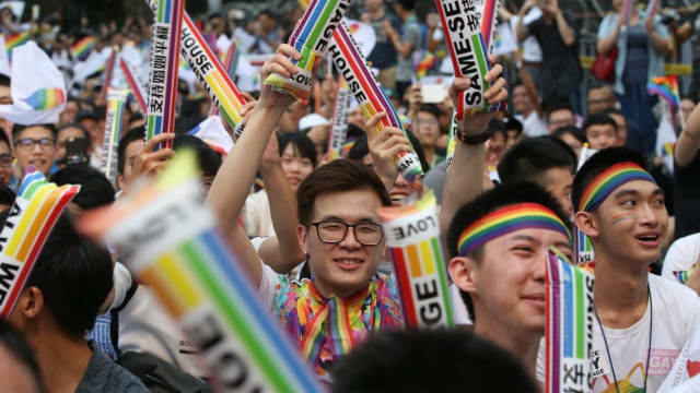 Taiwan's top judges vote in favor of same-sex marriage in an historic, groundbreaking development--one that could make Taiwan the first Asian country to legalize same-sex marriage.