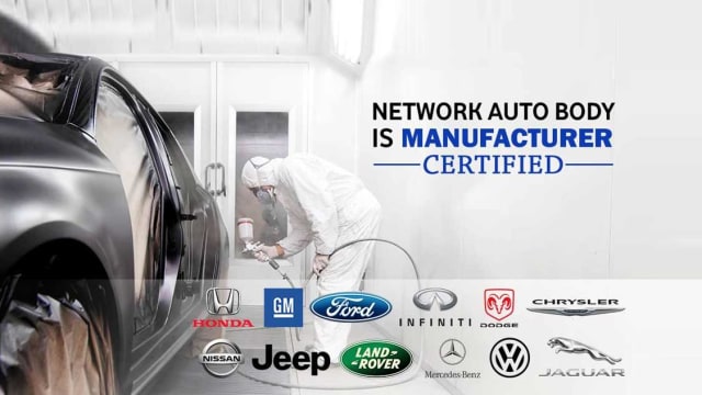 Network Auto Body INC. is amongst the certified & authorized auto body repair shops serving in Los Angeles, Valencia, North Hollywood, Santa Clarita & Fernando Valley for years.