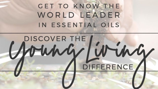 Biggest Question:   Why Young Living?  What's the difference?  Here is the answer.