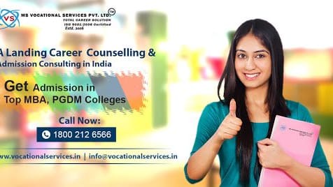 Ms. Vocational Services Pvt Ltd is one of the Best Admission Consultants in Delhi Ncr. We Provide Career Counselling and Admissions in Top MBA, PGDM, Engineering colleges in India and we are the Awards winning consultancy in India.