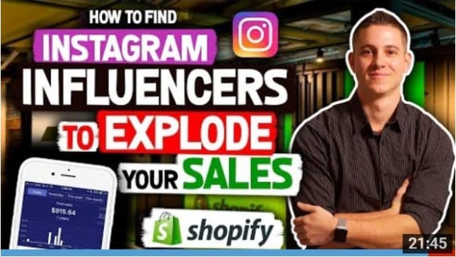 How To Find Instagram Influencers To Explode Your Shopify Sales (BRAND NEW!)