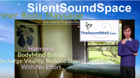 SilentSoundSpace is your sink-into serenity place. You turn off your phone, distant from any noise or distraction. You lie on a Vibroacoustic Therapy mat, and, you let go... harmonic low sound frequencies will rinse your bodymind from within and you will feel inner body massage. You recharge vitality and reduce pain, stress, insomnia and anxiety with vibroacoustic therapy. We are TheSoundWell. www.vibro-tehrapy.com