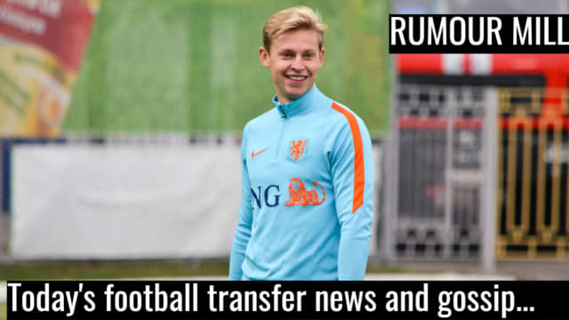 Today's football transfer news: Tottenham manager Mauricio Pochettino keen on Ajax youngster Frenkie de Jong | Jorginho's agent has confirmed that the midfielder agreed to join Manchester City before signing for Chelsea |Real Madrid midfielder Dani Ceballos says he would have left the club if Zinedine Zidane had remained as manager | Russell Martin joins his former Norwich team-mate Wes Hoolahan on trial at West Brom | Liverpool boss Jurgen Klopp makes his foreign players learn English and sells those who don't make enough effort | Tottenham full-back Kieran Trippier says he has watched his goal from England's World Cup semi-final defeat to Croatia "about 100 times" | Former Arsenal shareholder Alisher Usmanov mulling over a move for Charlton Athletic after cashing in Gunners shares | Anthony Martial puts Manchester United contract talks on hold until he knows what is happening with Jose Mourinho