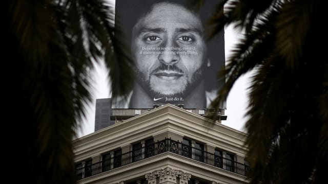 Nike’s new ad, in celebration of the 30th anniversary of their “Just Do It” campaign, features Colin Kaepernick, the former NFL player for the San Francisco 49ers who began to protest racial injustice and police brutality by refusing to stand during the national anthem.
