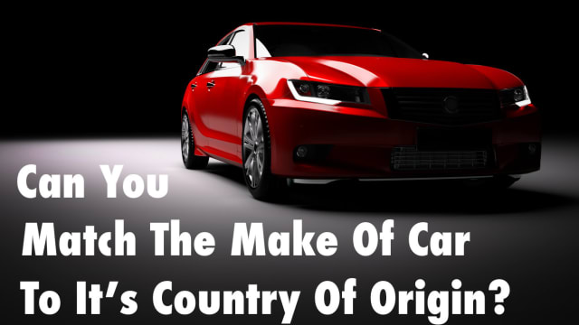 Zoom zoom! You've seen hundreds of cars on the road. There's Chevrolet, Ford, BMW and Jaguar, but do you know which country these cars were first made in? Take this car quiz and see if you're truly the car geek you say you are.