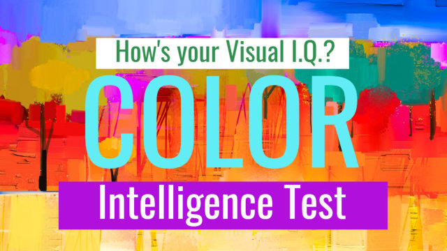How's your color perception? It's no secret that all of us see colors differently. This test, however, is structured to test your intelligence potential based on your ability to identify shadings and visual distinctions in color, not necessarily the specific color itself. Ready?