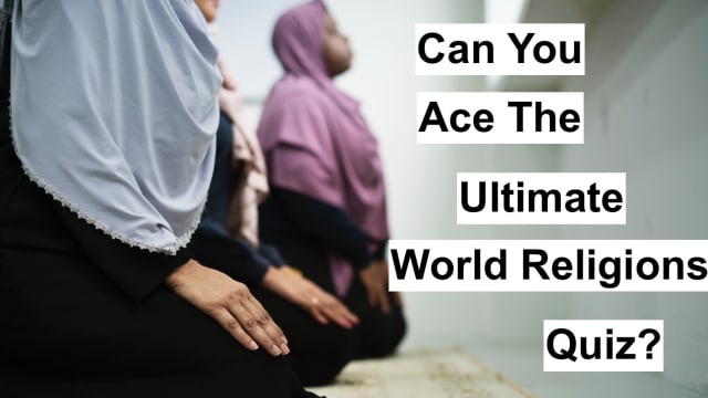There's hinduism, judaism, christianity...so many different religions out there. Do you have what it takes to ace this world religions - focused trivia quiz? Let's see...take the ultimate world religion quiz and find out where you stand.