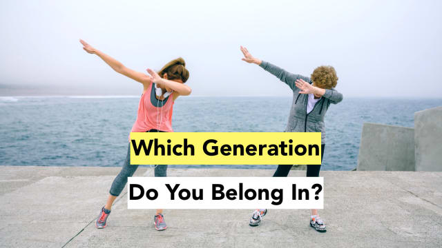 You might be born into a certain generation, but this quiz knows otherwise. Find out if you're in the right generation!
