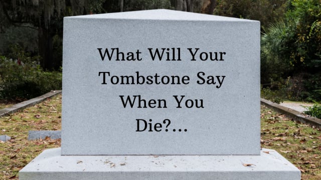 Have you ever wondered what your future tombstone will say? Take this quiz and we'll tell you!