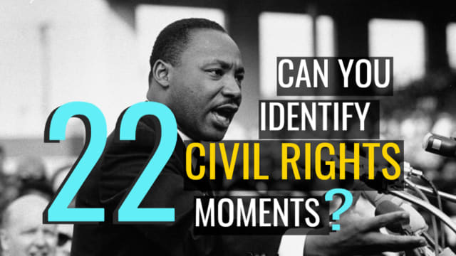 America has a tragic history with civil rights - but one with many bright spots of hope, too. How many of these must-know events, people, and images can you name?