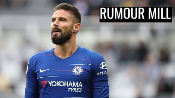 Today's football transfer news: Olivier Giroud could return to France after Chelsea signed striker Gonzalo Higuain | Inter Milan want Mesut Ozil but will ask Arsenal to pay half his wages | Yannick Bolasie tells Everton he wants loan move to another Premier League side | Paris Saint-Germain make £21.5m offer for Everton's Idrissa Gueye | Leicester City midfielder Adrien Silva wants to leave the club before the transfer deadline | Manchester United ask PSV to keep them informed of any decision to sell Steven Bergwijn | Leeds United hopeful of signing Swansea winger Daniel James | Sunderland close to resigning Middlesbrough midfielder Grant Leadbitter | Chelsea preparing £40m offer to re-sign former defender Nathan Ake from Bournemouth | Barcelona persuaded Frenkie de Jong to reject PSG by showing Ajax starlet despondent WhatsApp messages from Neymar | Newcastle United revive interest in Monaco left-back Antonio Barreca | Adrien Rabiot reportedly turned down Tottenham's advances because he’d rather join Liverpool