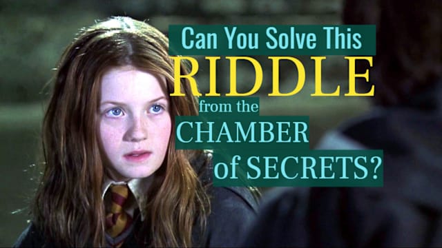Two true brain teasers fit for aspiring witches & wizards - deep from the bowels of the Chamber of Secrets! Can you master both?