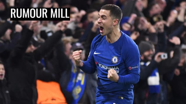 Today's football transfer news: Chelsea will demand over £100m from Real Madrid for Eden Hazard | PSG forward Neymar is Real Madrid's top summer transfer target, which could threaten Hazard's hopes of move to Bernabeu | Ole Gunnar Solskjaer in pole position to get Manchester United manager's job on a full-time basis | Former Arsenal boss Arsene Wenger ready to return to football and has four job offers | Chelsea monitoring situation of Barcelona forward Philippe Coutinho | Tottenham interested in Leicester City midfielder James Maddison | Liverpool manager Jurgen Klopp will ask for defensive signings in the summer | Manchester United and Manchester City are both linked with Fiorentina forward Federico Chiesa