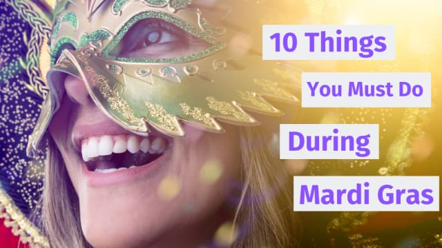 Mardis Gras is one of the biggest celebrations in the US. It's also known as Fat Tuesday and begins on or after the Christian feasts of the Epiphany and culminating on the day before Ash Wednesday. But never mind the history lesson, what are the best things to do during Mardi Gras?