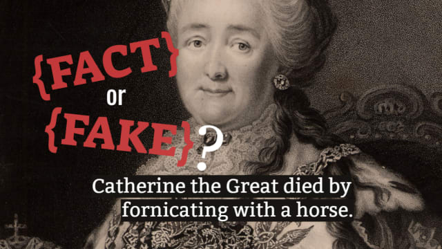 Fact-checking seems to be a thing of the past - but not for you. See if you can sort some of society's most common historical myths from the fact.