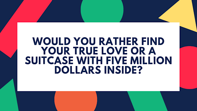 Would you rather relive the same day for 365 days or lose a year of your life? It's Game time!