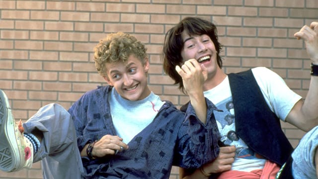 Bill and Ted go together like peanut butter and jelly. Like meat and cheese!