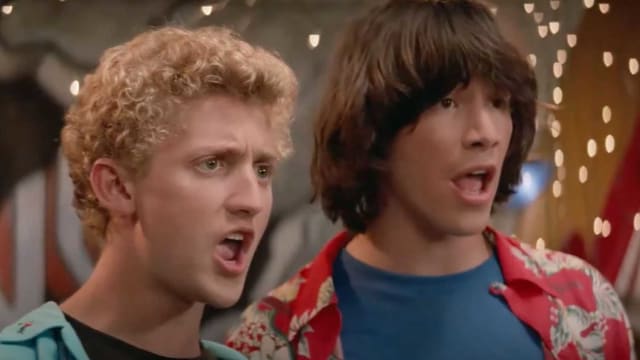 Bill and Ted Face the Music will be released Aug. 28 and is set to be played in theatres all across the country! Can you finish these lines from the original Bill and Ted's Excellent Adventure? 
