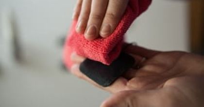 how to clean tens unit pads