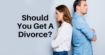 Should i hot sale get a divorce