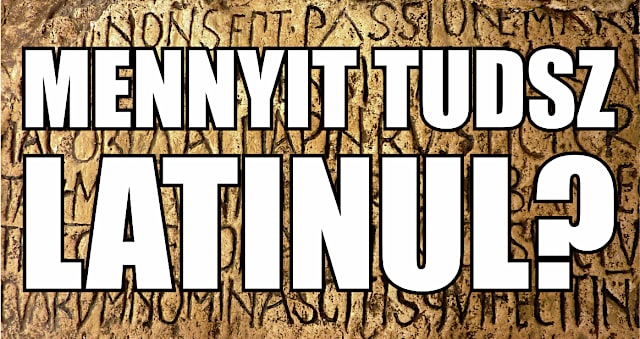 Mennyit Tudsz Latinul Agyafurt