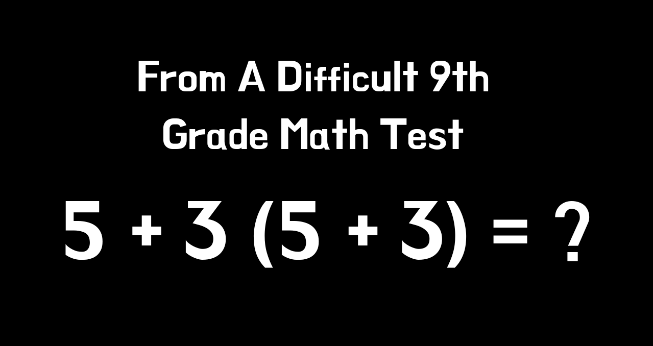 9th Grade Math Questions Easy Worksheet