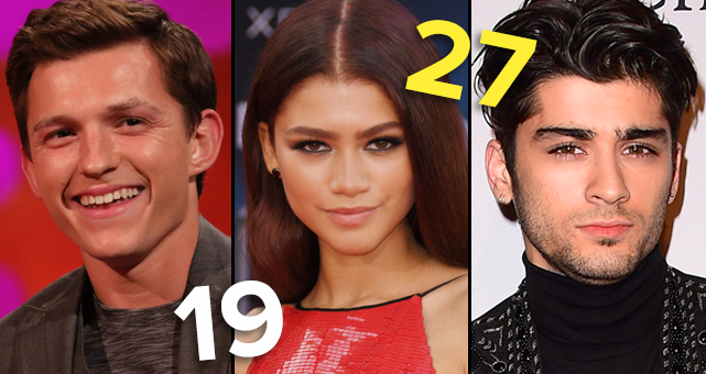 guess your age based on celebrity crushes?