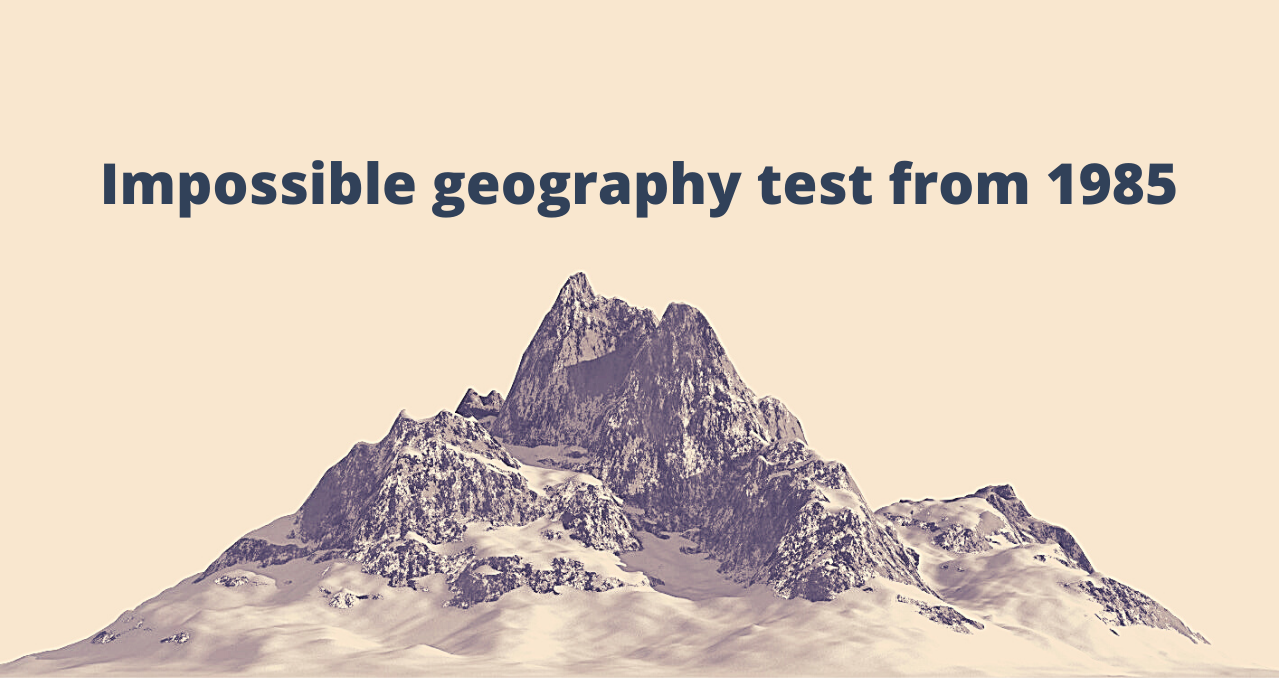 Only A Geography Genius Will Score 80/100 In This Monster Quiz