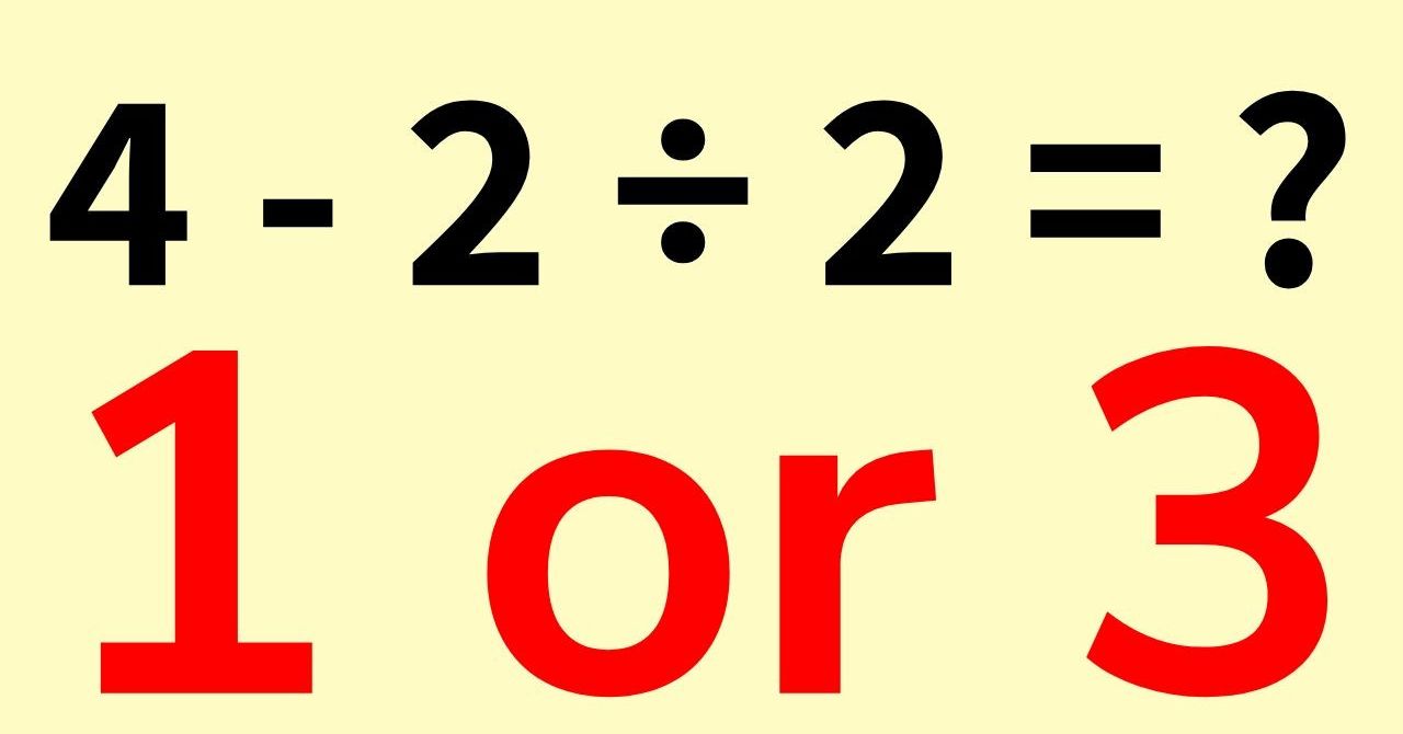 Tricky Math Quiz