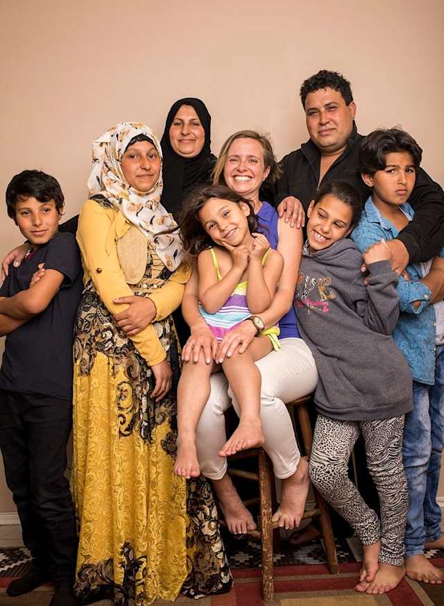 They couldn't speak English, and she couldn't speak Arabic but the language of Moms is universal.