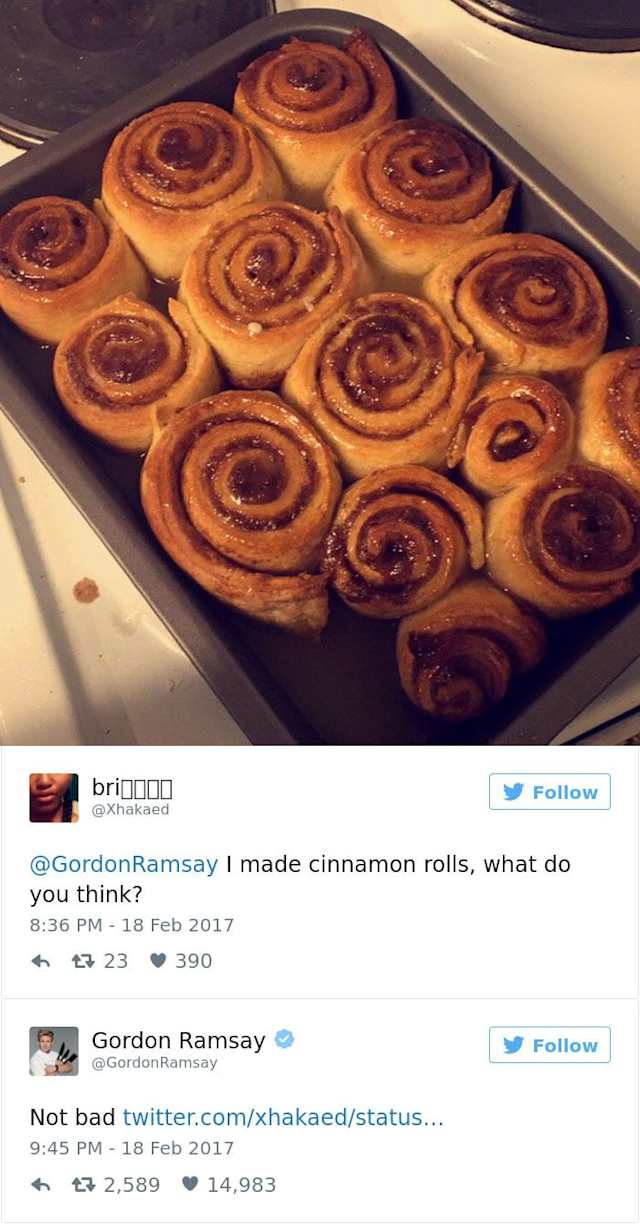 The highest compliment you can imagine...